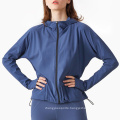 Lightweight Zipper Active Wear Jacket Female Gym Windbreaker Sports Jacket For Women